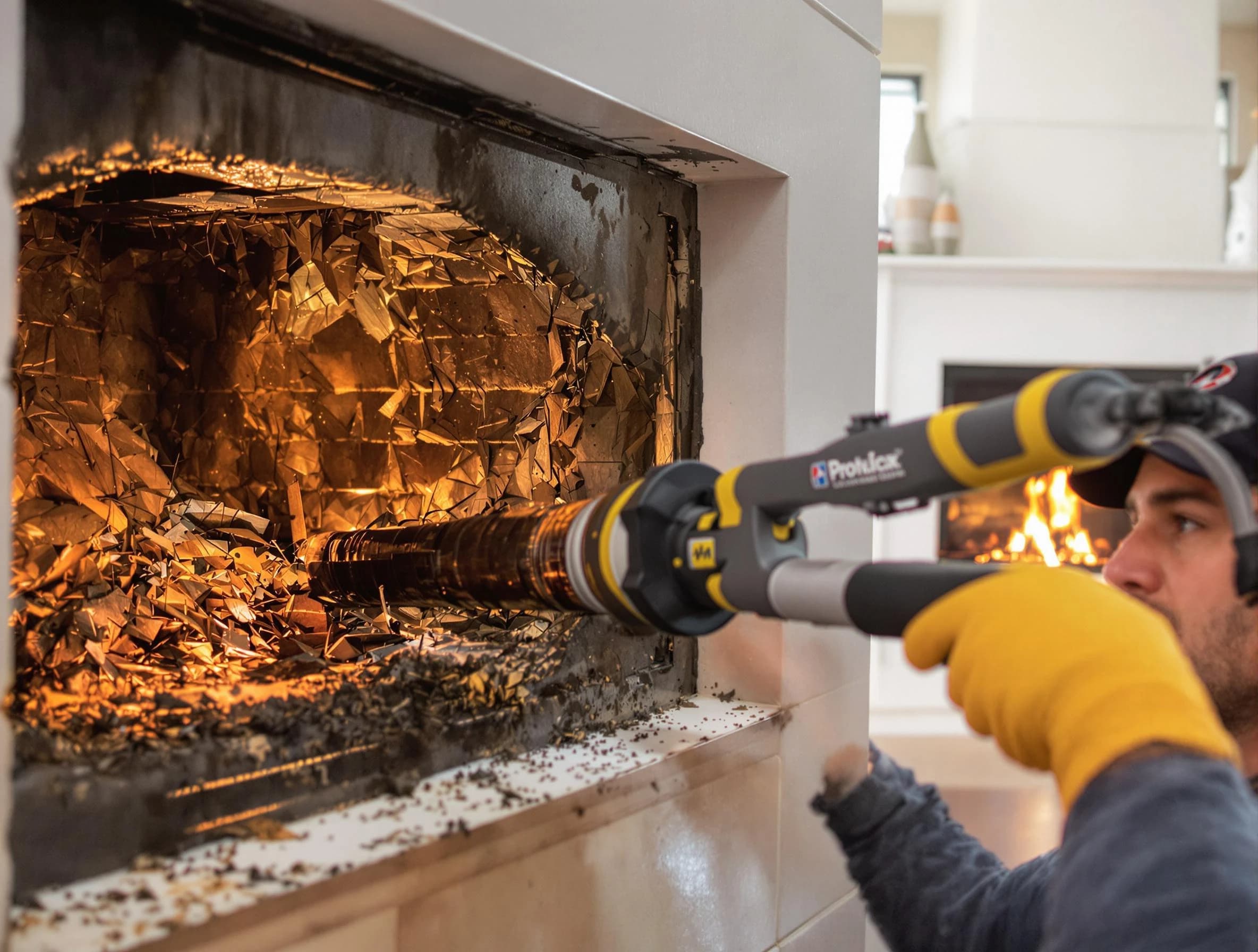 Professional chimney cleaning by Galloway Chimney Sweep in Galloway, NJ