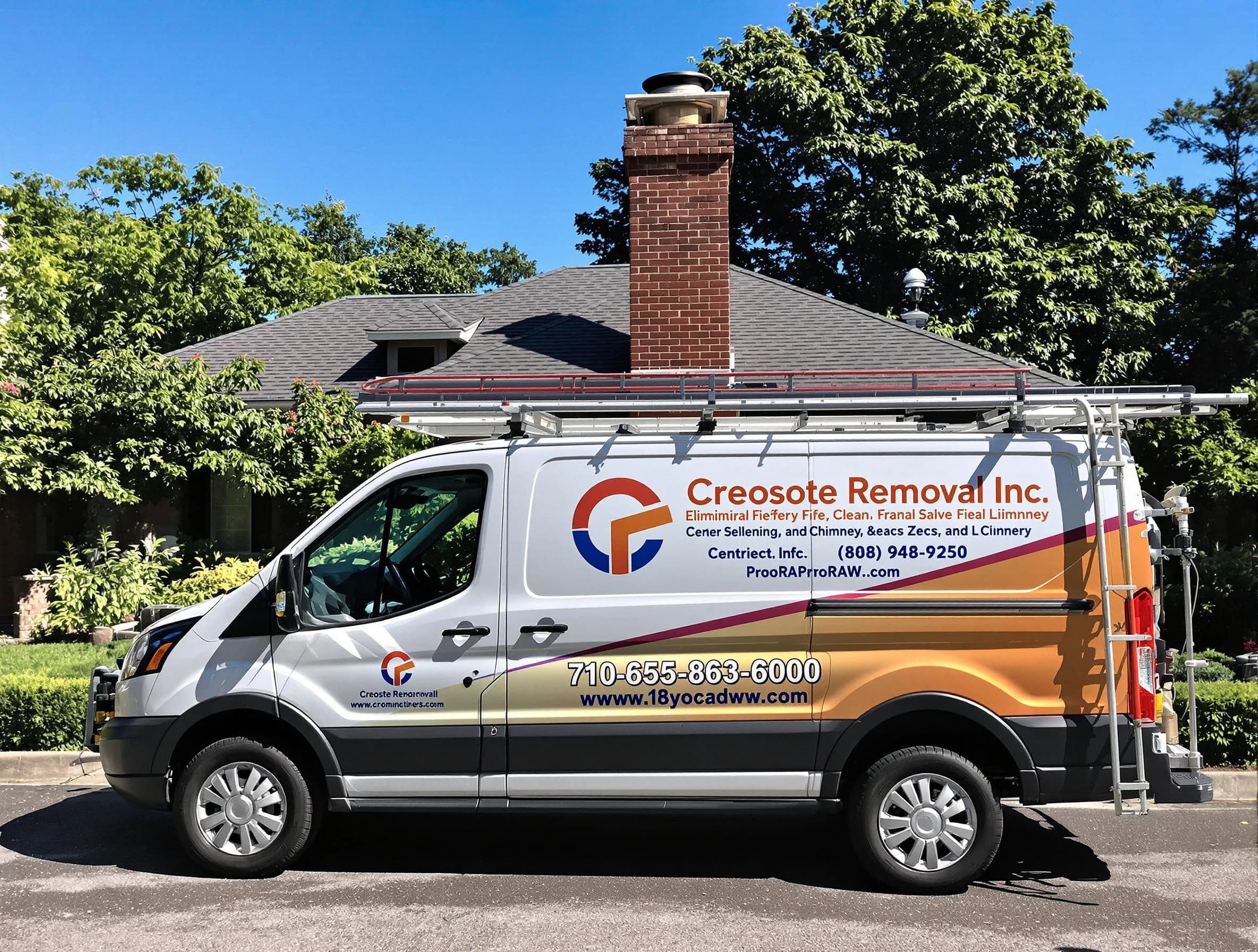 Galloway Chimney Sweep technician removing creosote safely in Galloway, NJ