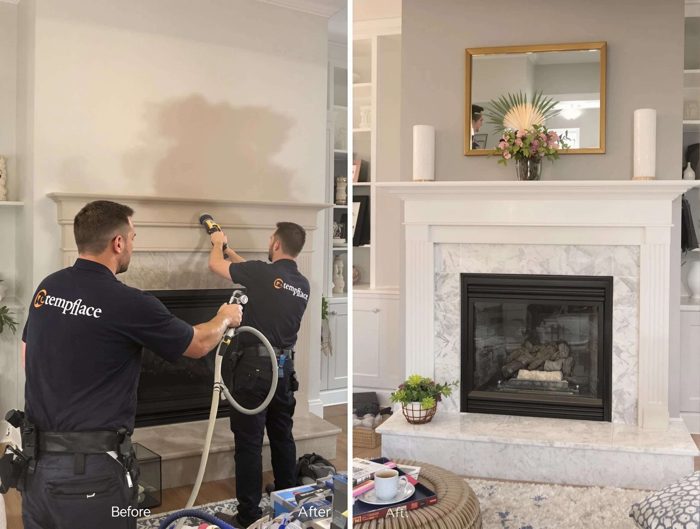 Professional soot removal by Galloway Chimney Sweep team in Galloway, NJ